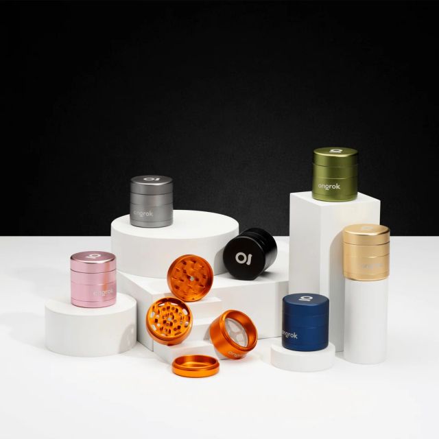 Mini 4 Piece EZ Grinder 2.2 Inch (55mm) - Assorted Colors ONGROK Mini 4 Piece EZ Grinder 2.2 Inch (55mm) - Assorted Colors ONGROK