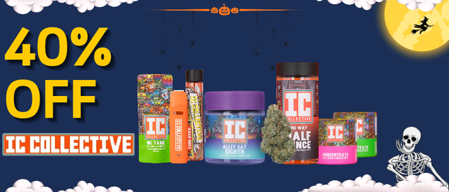 Cannabis Promo, Cannabis Sales, Cannabis Discounts, Cannabis on Sale, 40% Off IC Collective