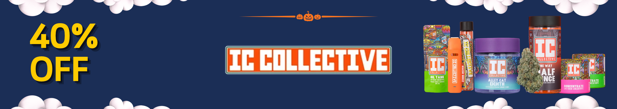 Cannabis Promo, Cannabis Sales, Cannabis Discounts, Cannabis on Sale, 40% Off IC Collective