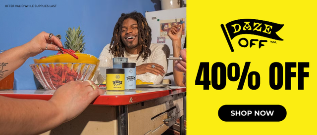 Cannabis Promo, Cannabis Sales, Cannabis Discounts, Cannabis on Sale, Daze Off: 40% Off