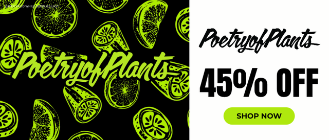 Cannabis Promo, Cannabis Sales, Cannabis Discounts, Cannabis on Sale, Poetry of Plants: 45% Off