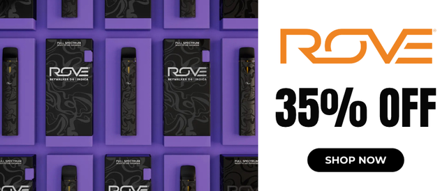 Cannabis Promo, Cannabis Sales, Cannabis Discounts, Cannabis on Sale, Rove: 35% Off