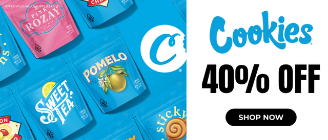 Cannabis Promo, Cannabis Sales, Cannabis Discounts, Cannabis on Sale, Cookies: 40% Off