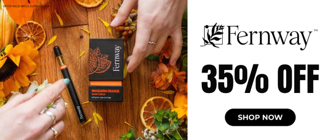 Cannabis Promo, Cannabis Sales, Cannabis Discounts, Cannabis on Sale, Fernway: 35% Off