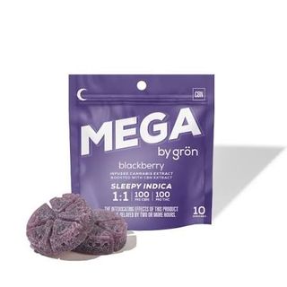 (Sleep) Blackberry Mega Pearls - 1:1 CBN:THC - Gron